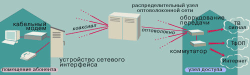 Реферат: Организация доступа в Internet по существующим сетям кабельного телевидения